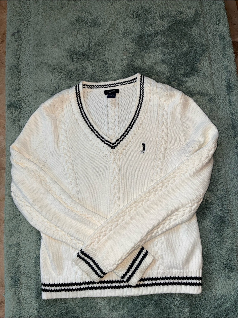 Izod Women’s Cable Knit Golf Sweater